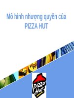 Tiểu Luận - Mô Hình Nhượng Quyền Của Pizza Hut