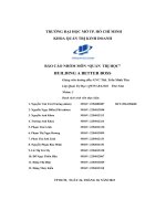 (Tiểu luận) báo cáo nhóm môn quản trị học building a better boss