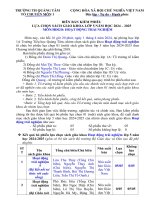 Tổ 1  biên bản kiểm phiếu hđtn5