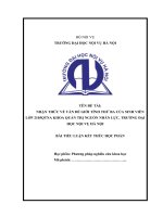 NHẬN THỨC VỀ VẤN ĐỀ GIỚI TÍNH THỨ BA CỦA SINH VIÊN LỚP 2105QTNA KHOA QUẢN TRỊ NGUỒN NHÂN LỰC, TRƯỜNG ĐẠI HỌC NỘI VỤ HÀ NỘI