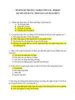 Trắc nghiệm, tài liệu lịch sử đảng