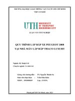 Quy trình lắp ráp xe peugeot 2008 tại nhà máy lắp ráp thaco luxury