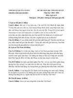 Đề thi hsg sử 8  thcs quảng đức