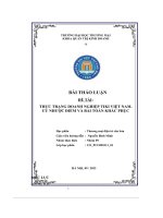 Bài thảo luận  đề tài thực trạng doanh nghiệp tiki việt nam  ưu nhược điểm và bài toán khắc phục