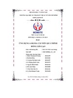 Tiểu luận cuối kì 6 sigma căn bản đề tài  ứng dụng 6 sigma cải tiến quá trình đóng gói gạo