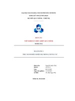 Báo cáo thí nghiệm cs điều khiển quá trình thực hành điều khiển hệ thống chưng cất
