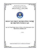 Báo cáo thực hành công nghệ di truyền nâng cao th xác nhận kiểu gen cá ngựa vằn knockout gen nrf2 bằng crispr cas9