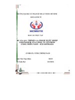 Báo cáo thực tập  quy trình vận hành xuất nhập container của công ty cổ phần cảng miền nam   icd sotrans