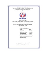 Báo cáo cuối kỳ thiết kế hệ thống và vi mạch tích hợp đề tài  hệ thống truyền thông nối  tiếp bất đồng bộ uart