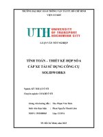 Tính toán – thiết kế hộp số 6 cấp xe tải sử dụng công cụ solidworks