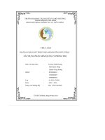 Tiểu luận phương pháp phát triển phần mềm hướng đối tượng xây dựng phần mềm quản lý phòng trọ