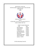 Đề tài dự báo nhu cầu sản xuất sản phẩm xe máy của công ty honda việt nam