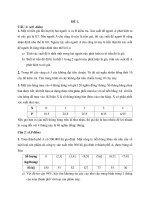 Ôn tập môn lý thuyết xác xuất thống kê