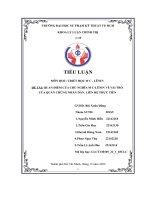 Tiểu luận  quan điểm của chủ nghĩa m c lênin về vai trò của quần chúng nhân dân  liên hệ thực tiễn