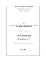 DIỄN NGÔN DIỄN XƯỚNG CHÈO TRƯƠNG VIÊN - NHÌN TỪ GÓC ĐỘ PHÂN TÍCH DIỄN NGÔN