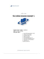 (Tiểu luận) tiểu luận tổng công ty cổ phần bia   rượu   nước giải khát sàigòn (sabeco)