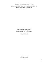 Đề cương môn học luật hình sự việt nam phần chung 2