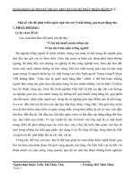 Một số vấn đề phát triển ngôn ngữ cho trẻ 5 tuổi thông qua hoạt động thơ