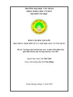 Đề tài sử dụng một mô hình học máy và phát triển phần mềm phát hiện khuôn mặt rồi chụp ảnh lưu vào ổ đĩa 2