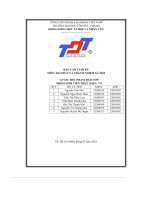 Báo cáo cuối kỳ môn đạo đức và trách nhiệm xã hội