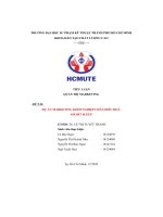 Tiểu luận quản trị marketing đề tài dự án marketing khởi nghiệp chăn điều hoà smart sleep