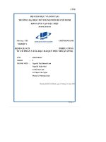 (Tiểu luận) tài chính doanhnghiệp 1định giá cổ phiếu côngty cổ phần vàng bạc đá quý phú nhuận (pnj)