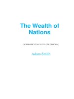 Tài liệu nước ngoài môn Kinh tế vi mô  The wealth of nations (full)