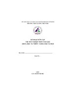 Kế hoạch ôn tập thi tốt nghiệp thpt năm 2023 khoa học tự nhiên   khoa học xã hội