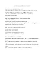 Hệ thống câu hỏi trắc nghiệm môn Kinh tế vi mô