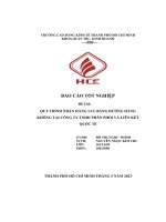 Quy trình nhận hàng lcl bằng đường hàng không tại công ty tnhh phân phối và liên kết quốc tế