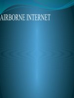 Tiểu Luận - Hàng Không Vũ Trụ - Đề Tài - Airborne Internet