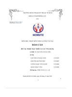 Nhập môn năng lượng tái tạo báo cáo đề tài nhiệt mặt trời và các ứng dụng