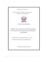 Nghiên cứu về hành vi sử dụng kem chống nắng của người dân trên địa bàn thành phồ hồ chí minh