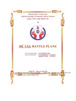 Đề tài  battle plane