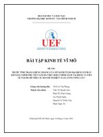 TRƯỚC TÌNH TRẠNG KHỦNG HOẢNG CỦA NỀN KINH TẾ DO ĐẠI DỊCH COVID 19 KÉO DÀI. CHÍNH PHỦ VIỆT NAM ĐÃ THỰC HIỆN CHÍNH SÁCH TÀI KHOÁ VÀ TIỀN TỆ NÀO ĐỂ HỖ TRỢ CÁC DOANH NGHIỆP VÀ GIA TĂNG TỔNG CẦU