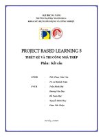 Thuyết minh đồ án KC Thép 1