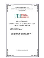 Tính toán thiết kế hệ thống bửng nâng cho xe kia frontier k200