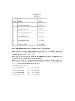 Cho biết địa chỉ broadcast của subnet 131