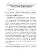 Bảo vệ nền tảng tư tưởng của Đảng: xác định đúng nội dung, vận dụng linh hoạt, sáng tạo các hình thức, biện pháp phòng, chống suy thoái