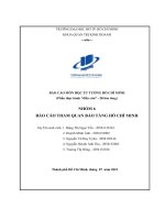 (Tiểu luận) báo cáo tham quan bảo tàng hồ chí minh