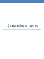 Bài Giảng  -  Hệ Thống Thông Tin Logistics ( Combo Full Slides 3 Chương )
