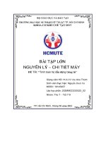 BÀI TẬP LỚN NGUYÊN LÝ CHI TIẾT MÁY TÍNH TOÁN HỆ DẪN ĐỘNG BĂNG TẢI