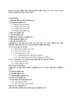 Các nhân tố ảnh hưởng đến nợ xấu của các ngân hàng thương mại việt nam