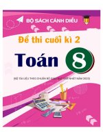 Toán cánh diều lớp 8