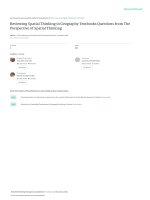 2019 spatial thinking