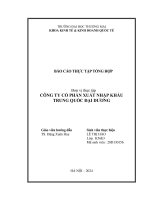 Báo cáo thực tập khoa kinh tế đại học thương mại   công ty cổ phần xuất nhập khẩu trung quốc đại dương