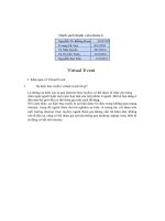 Khái quát về virtual event