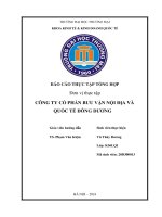 Báo cáo thực tập khoa kinh tế đại học thương mại   công ty bưu vận nội địa và quốc tế đông dương