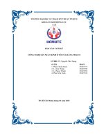 Báo cáo cuối kỳ công nghệ sản xuất kính ô tô của hãng thaco