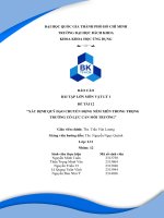 Đề tài 12 xác định quỹ đạo chuyển động ném xiên trong trọng trường có lực cản môi trường